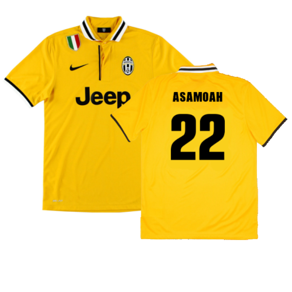 Juventus 2013-14 Away Shirt (S) (Mint) (Asamoah 22)_0