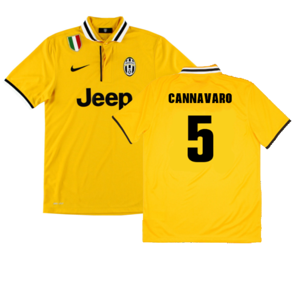 Juventus 2013-14 Away Shirt (S) (Mint) (Cannavaro 5)_0