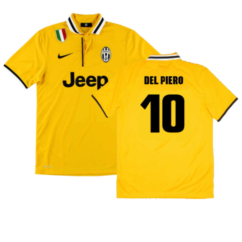 Juventus 2013-14 Away Shirt (S) (Mint) (Del Piero 10)_0