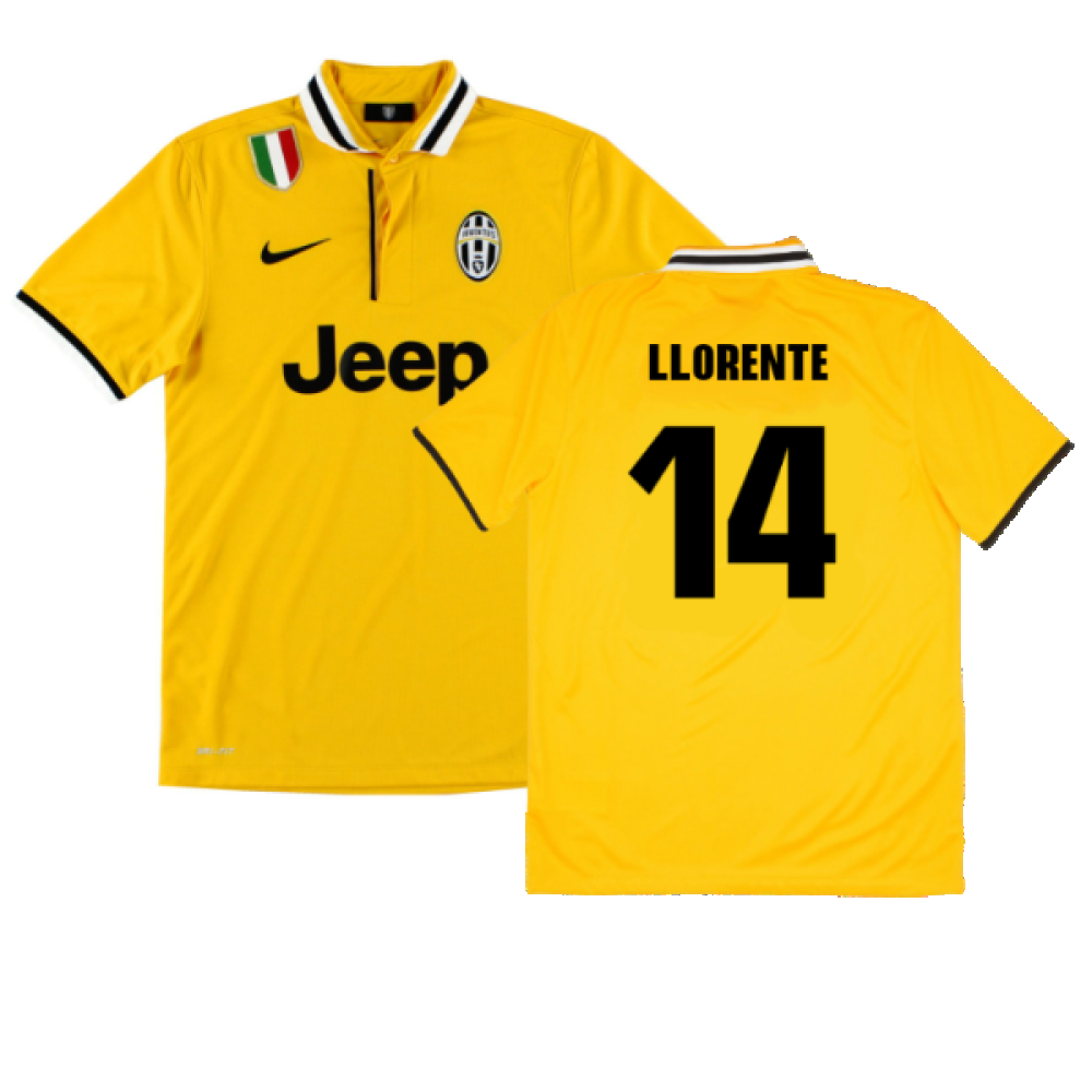 Juventus 2013-14 Away Shirt (S) (Mint) (Llorente 14)_0