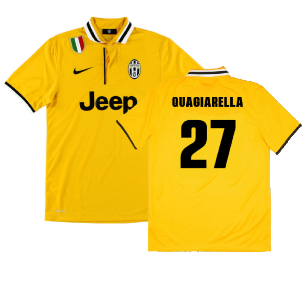 Juventus 2013-14 Away Shirt (S) (Mint) (Quagiarella 27)_0