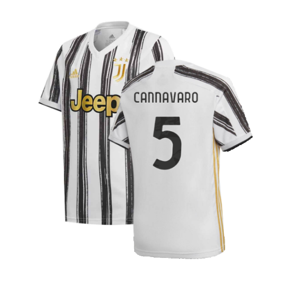 Juventus 2020-21 Home Shirt (S) (Mint) (CANNAVARO 5)_0