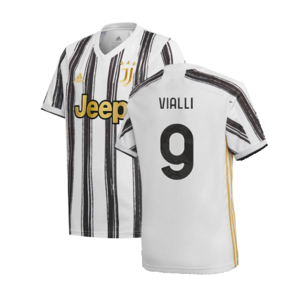 Juventus 2020-21 Home Shirt (S) (Mint) (VIALLI 9)_0