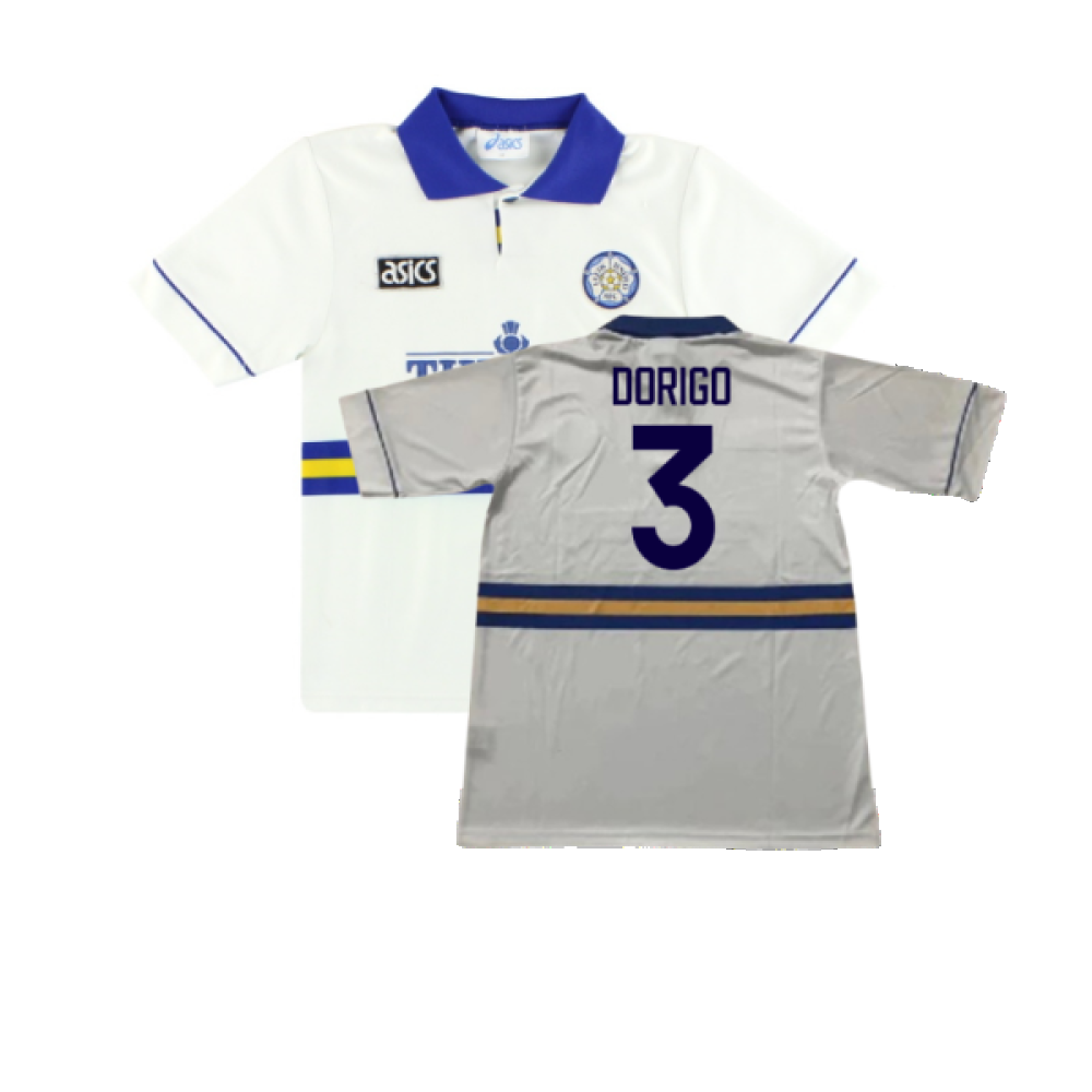 Leeds United 1993-95 Home Shirt (L) (Excellent) (Dorigo 3)_0