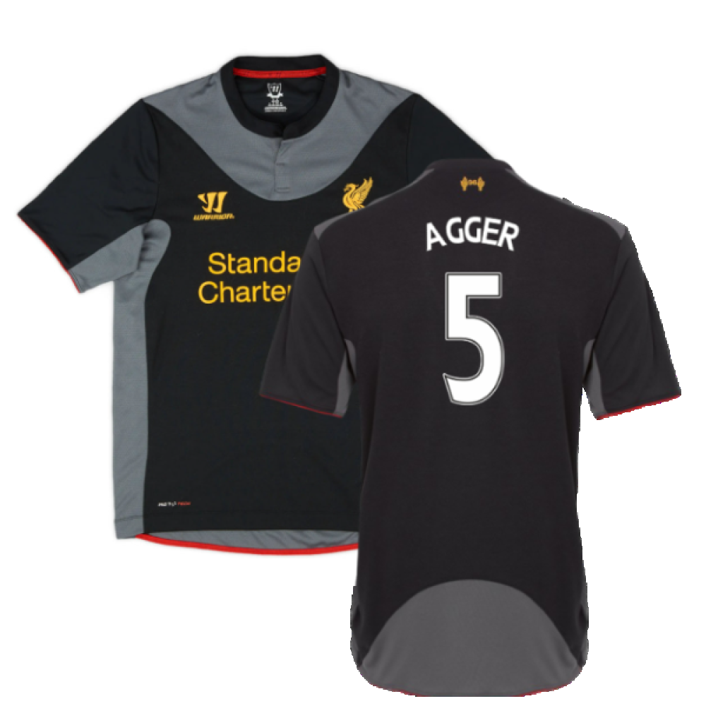 Liverpool 2012-13 Away Shirt (M) (Excellent) (Agger 5)_0