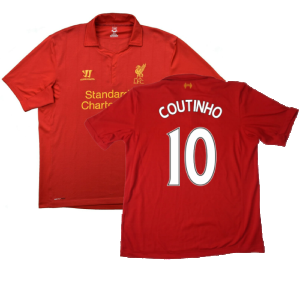 Liverpool 2012-13 Home Shirt (Me) (Excellent) (Coutinho 10)_0