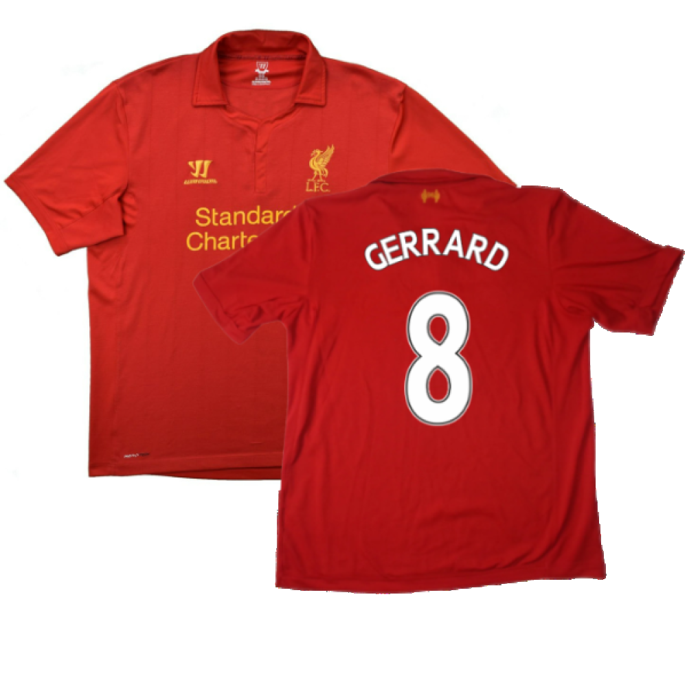 Liverpool 2012-13 Home Shirt (La) (Excellent) (Gerrard 8)_0