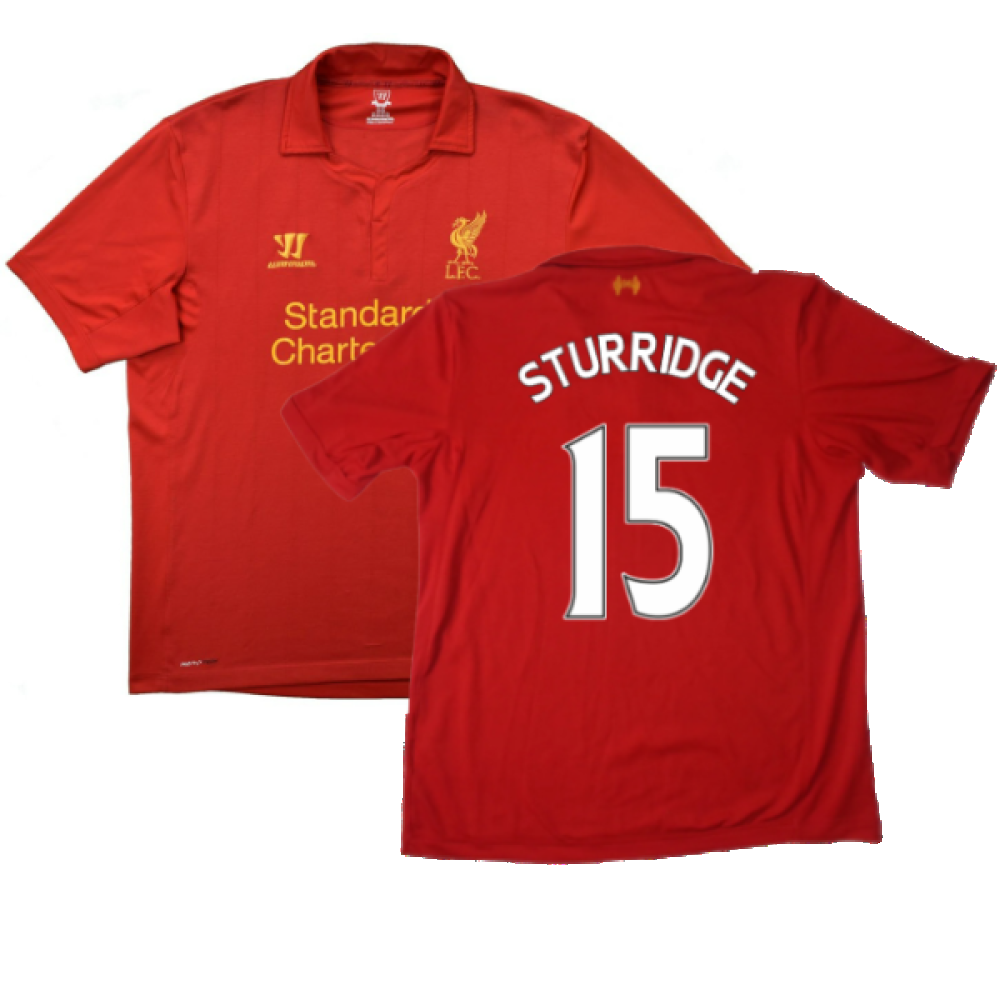 Liverpool 2012-13 Home Shirt (L) (Very Good) (Sturridge 15)_0