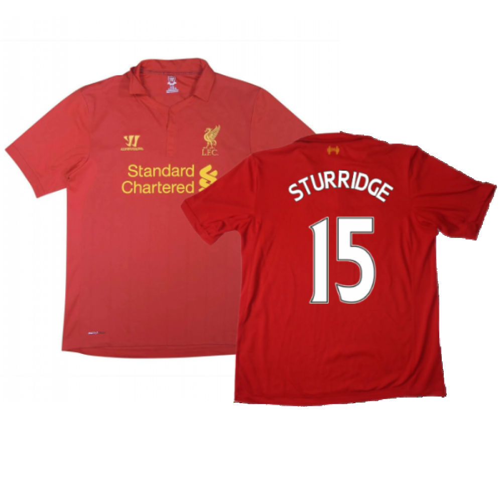 Liverpool 2012-13 Home Shirt (M) (Excellent) (Sturridge 15)_0