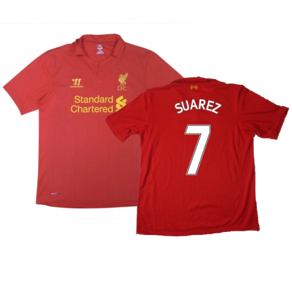 Liverpool 2012-13 Home Shirt (M) (Excellent) (Suarez 7)_0