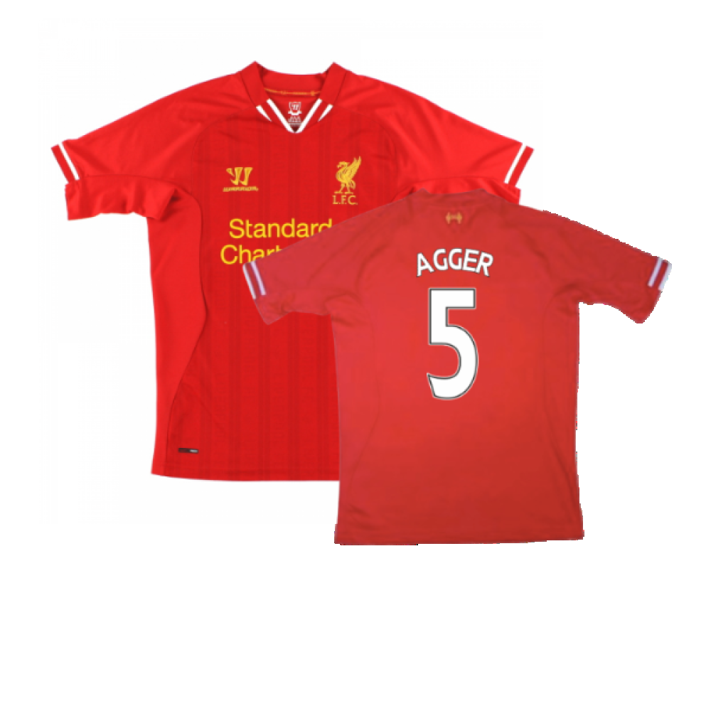 Liverpool 2013-14 Home Shirt (XL) (Very Good) (AGGER 5)_0