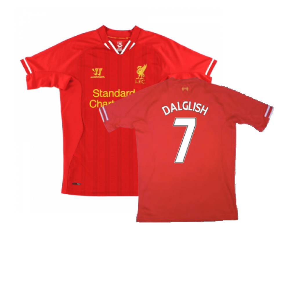 Liverpool 2013-14 Home Shirt (XL) (Very Good) (DALGLISH 7)_0