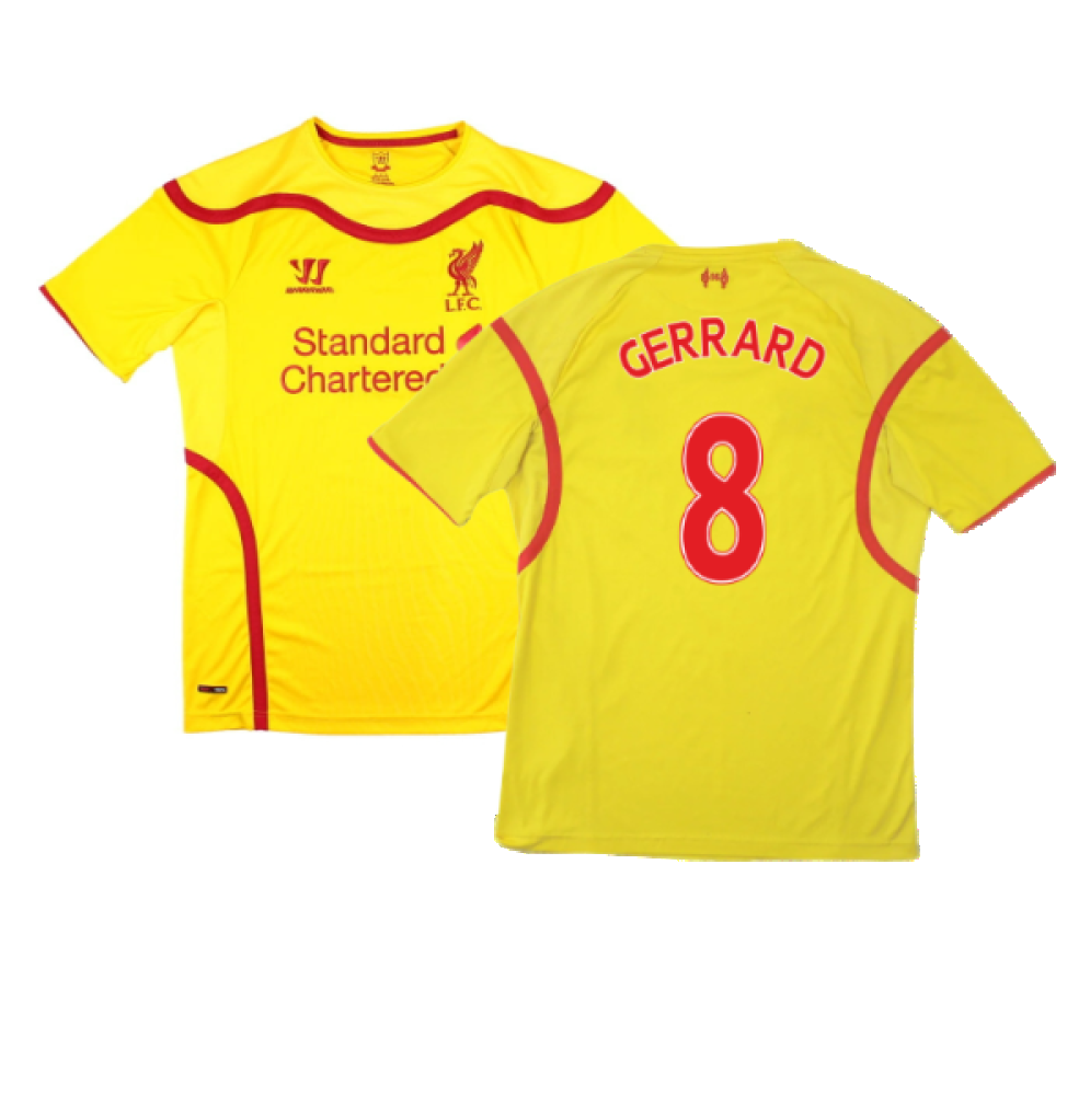 Liverpool 2014-15 Away Shirt (XXL) (Good) (GERRARD 8)_0