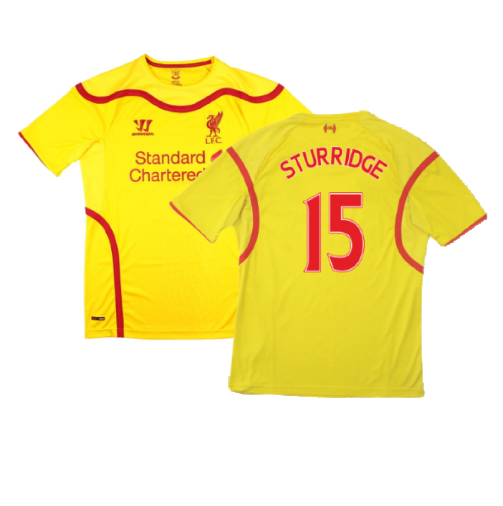 Liverpool 2014-15 Away Shirt (XXL) (Good) (STURRIDGE 15)_0