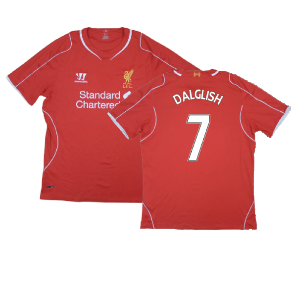 Liverpool 2014-15 Home Shirt (Excellent) (DALGLISH 7)_0