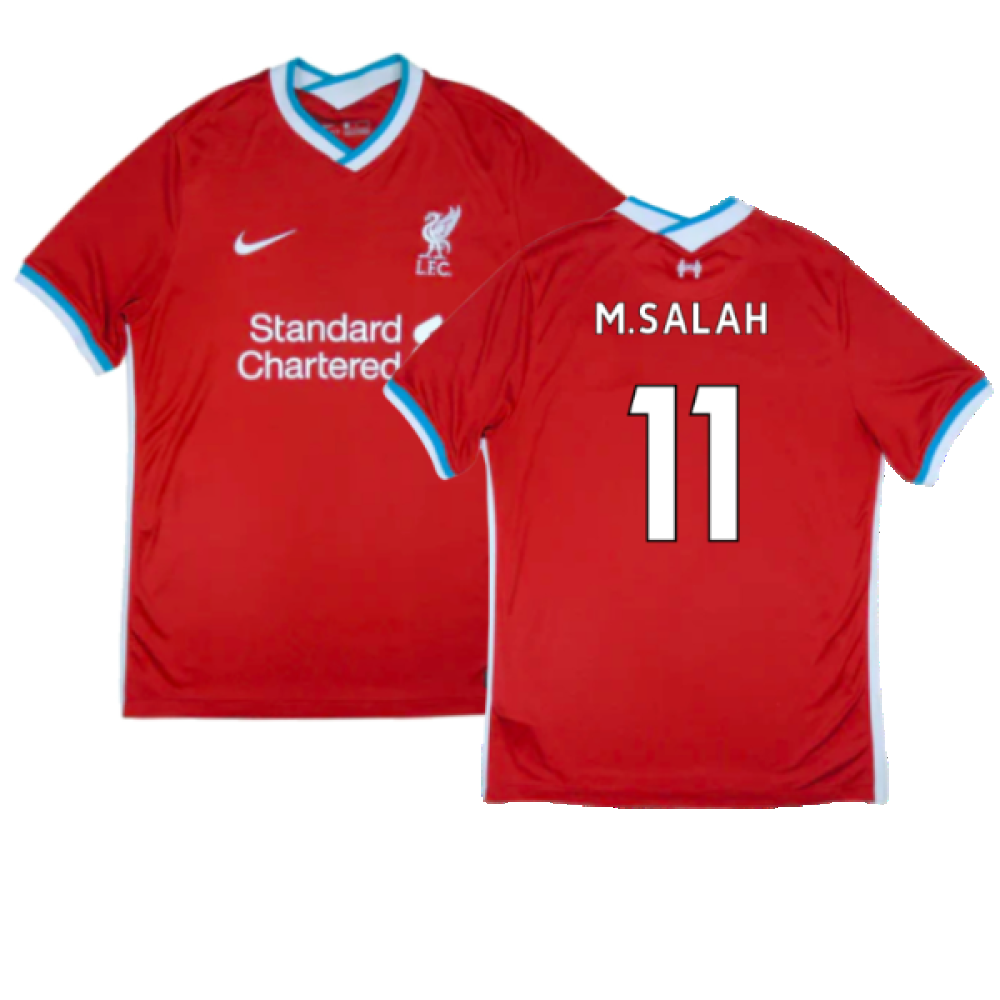 Liverpool 2020-21 Home Shirt (S) (Very Good) (M.SALAH 11)_0