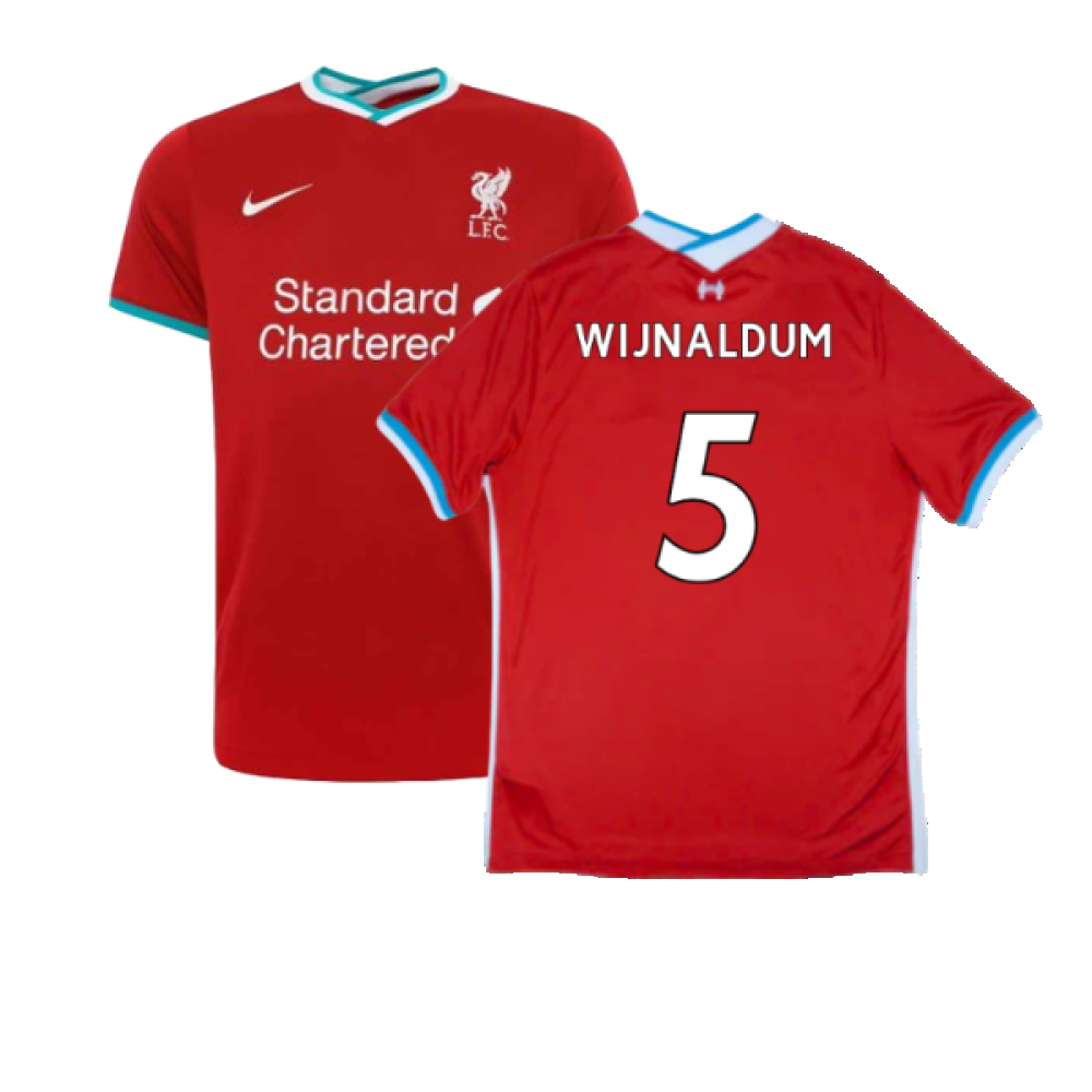 Liverpool 2020-21 Home Shirt (Mint) (WIJNALDUM 5)_0