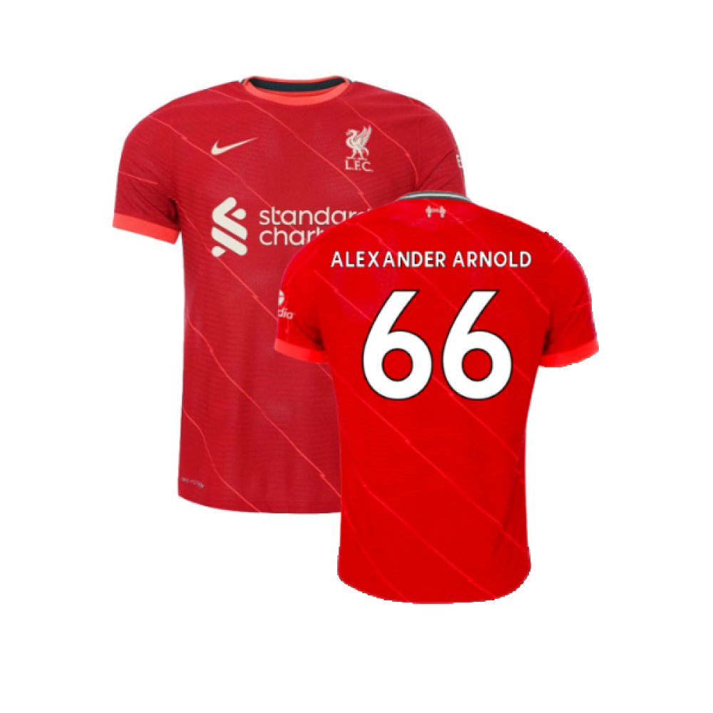 Liverpool 2021-2022 Vapor Home Shirt (Excellent) (ALEXANDER ARNOLD 66)_0