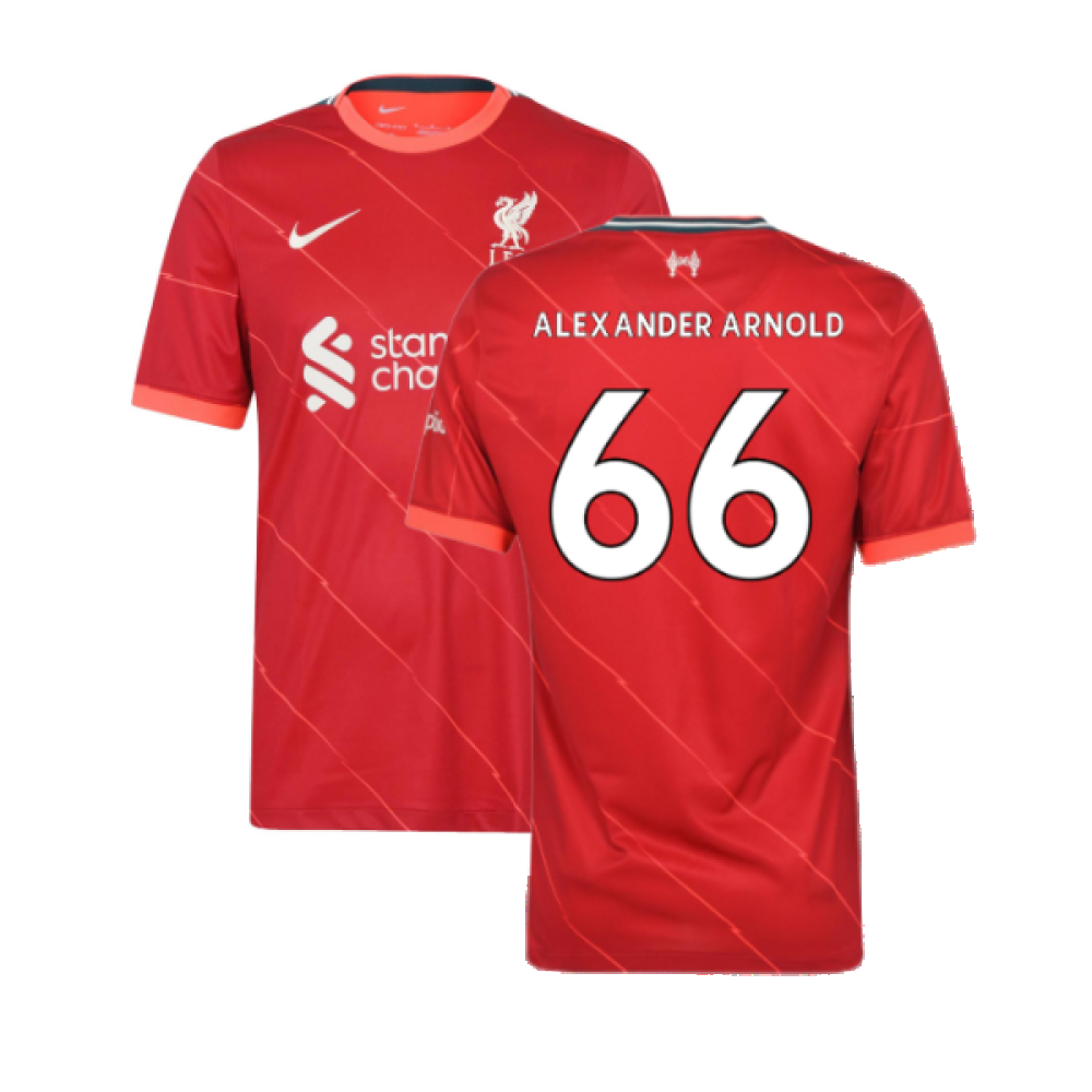 Liverpool 2021-22 Home Shirt (L) (Very Good) (ALEXANDER ARNOLD 66)_0