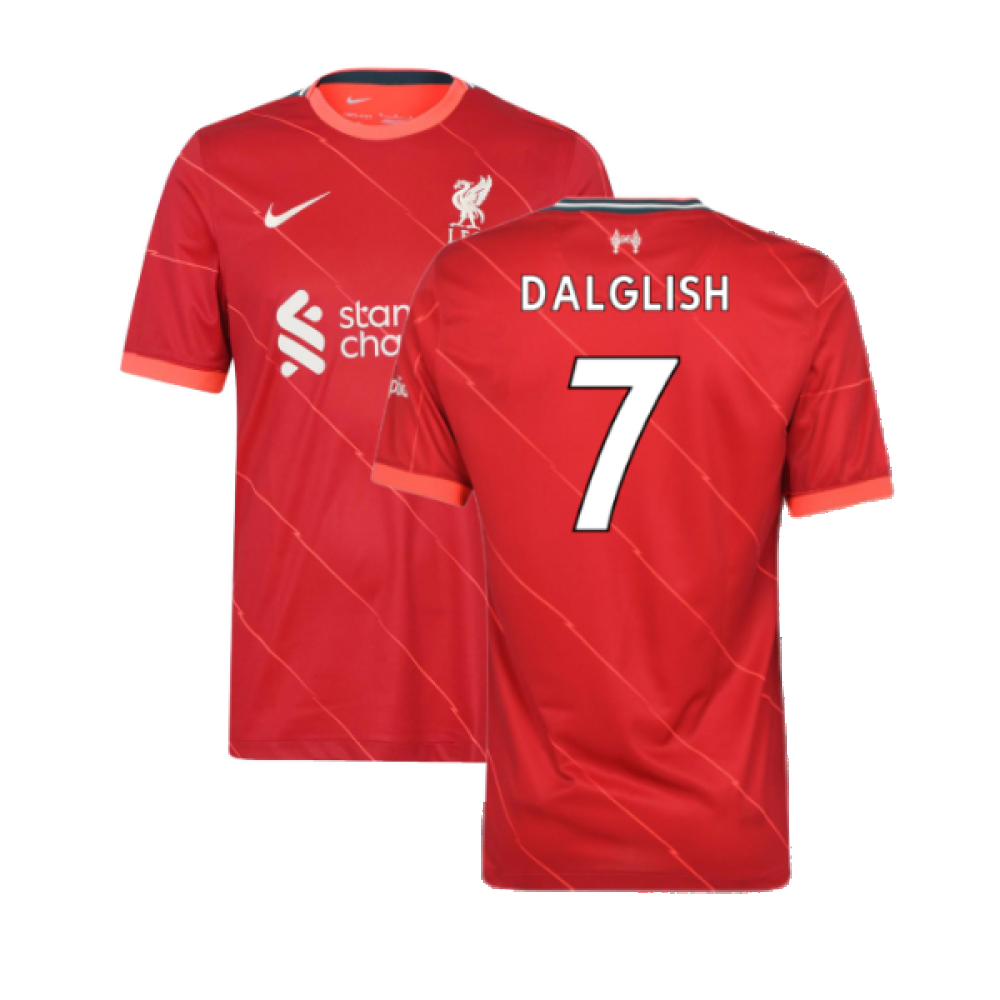 Liverpool 2021-22 Home Shirt (L) (Very Good) (DALGLISH 7)_0