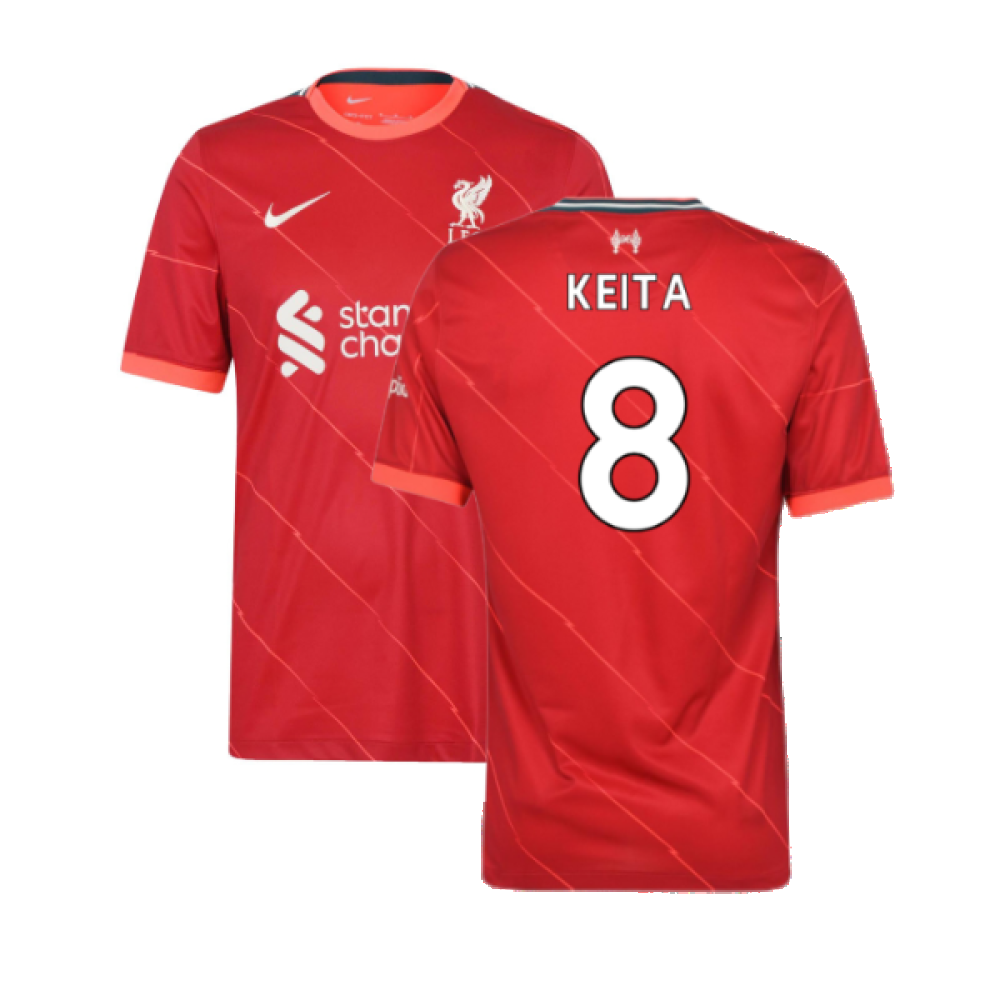 Liverpool 2021-22 Home Shirt (L) (Very Good) (KEITA 8)_0