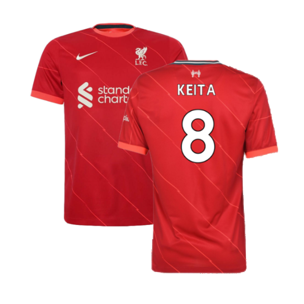 Liverpool 2021-22 Home Shirt (L)  (KEITA 8) (Excellent)_0