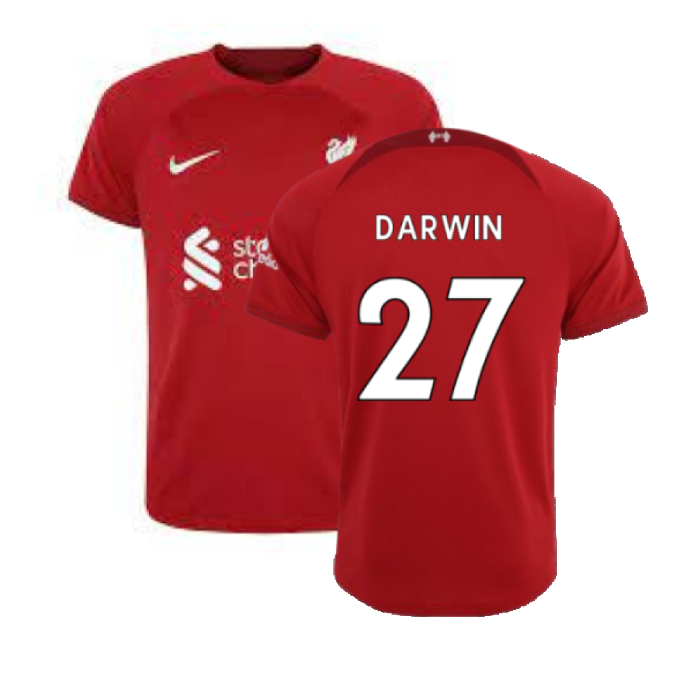 Liverpool 2022-23 Home Shirt (S) (Excellent) (DARWIN 27)_0