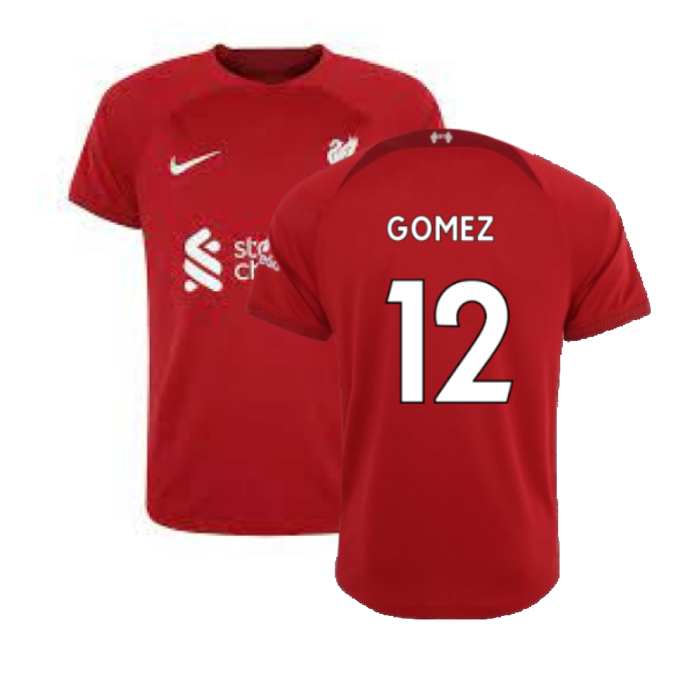 Liverpool 2022-23 Home Shirt (S) (Excellent) (GOMEZ 12)_0