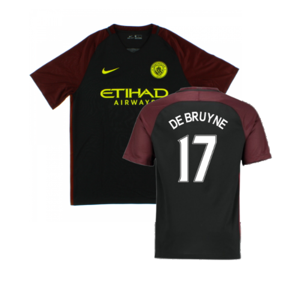 Manchester City 2016-17 Away Shirt (XLB) (Mint) (De Bruyne 17)_0