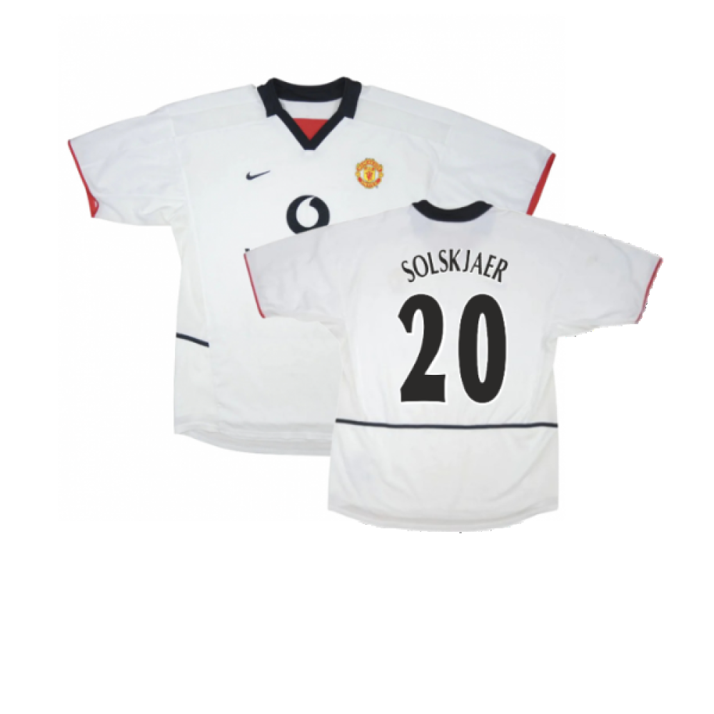 Manchester United 2002-03 Away Shirt (Very Good) (Solskjaer 20)_0