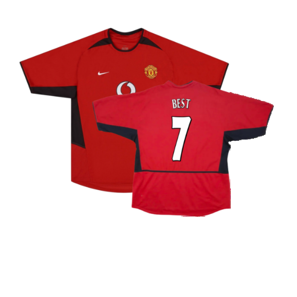 Manchester United 2002-04 Home Shirt (XXL) (Fair) (Best 7)_0