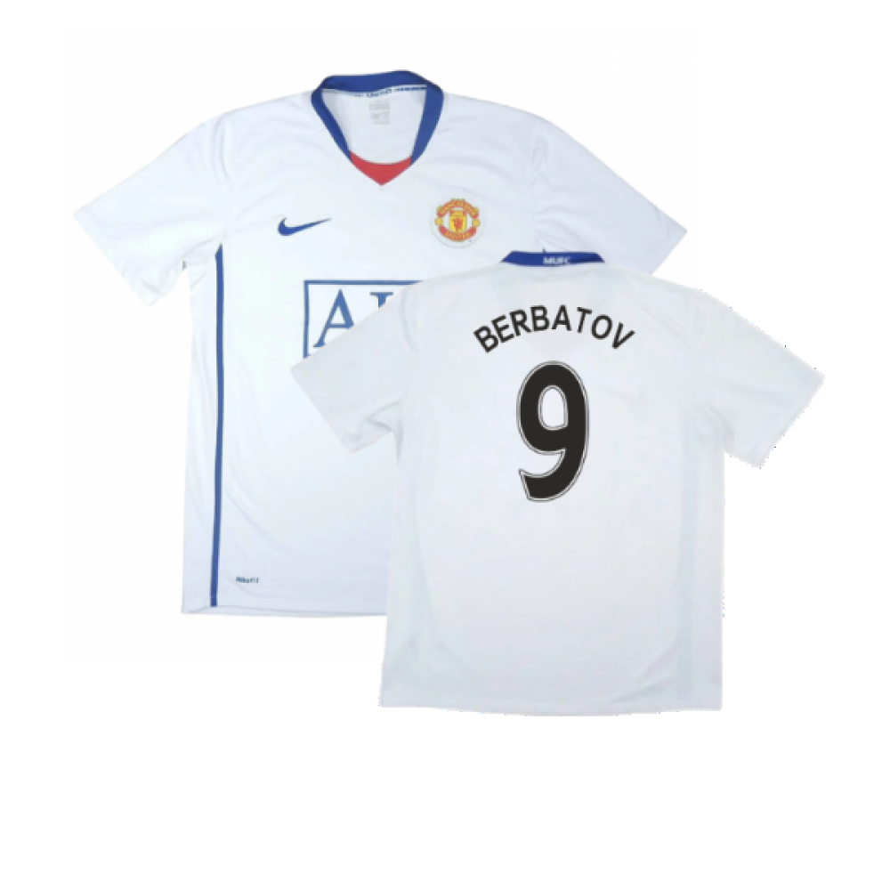 Manchester United 2008-09 Away Shirt (Very Good) (Berbatov 9)_0