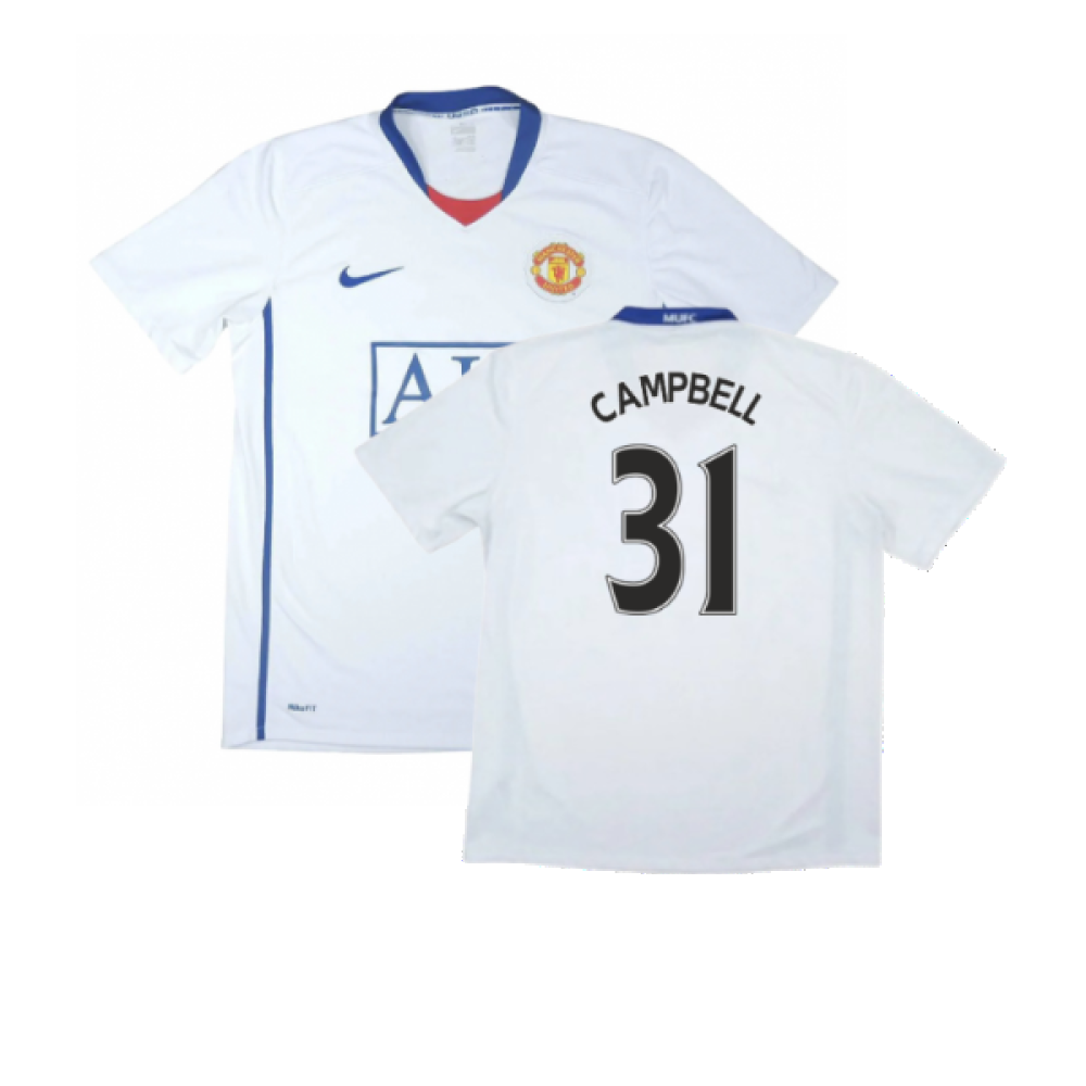 Manchester United 2008-09 Away Shirt (3XL) (Very Good) (Campbell 31)_0