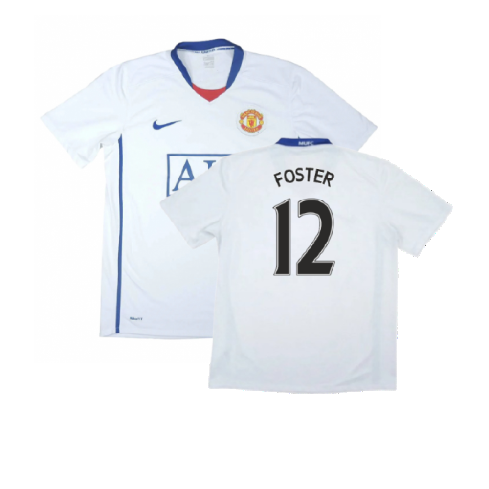 Manchester United 2008-09 Away Shirt (3XL) (Very Good) (Foster 12)_0