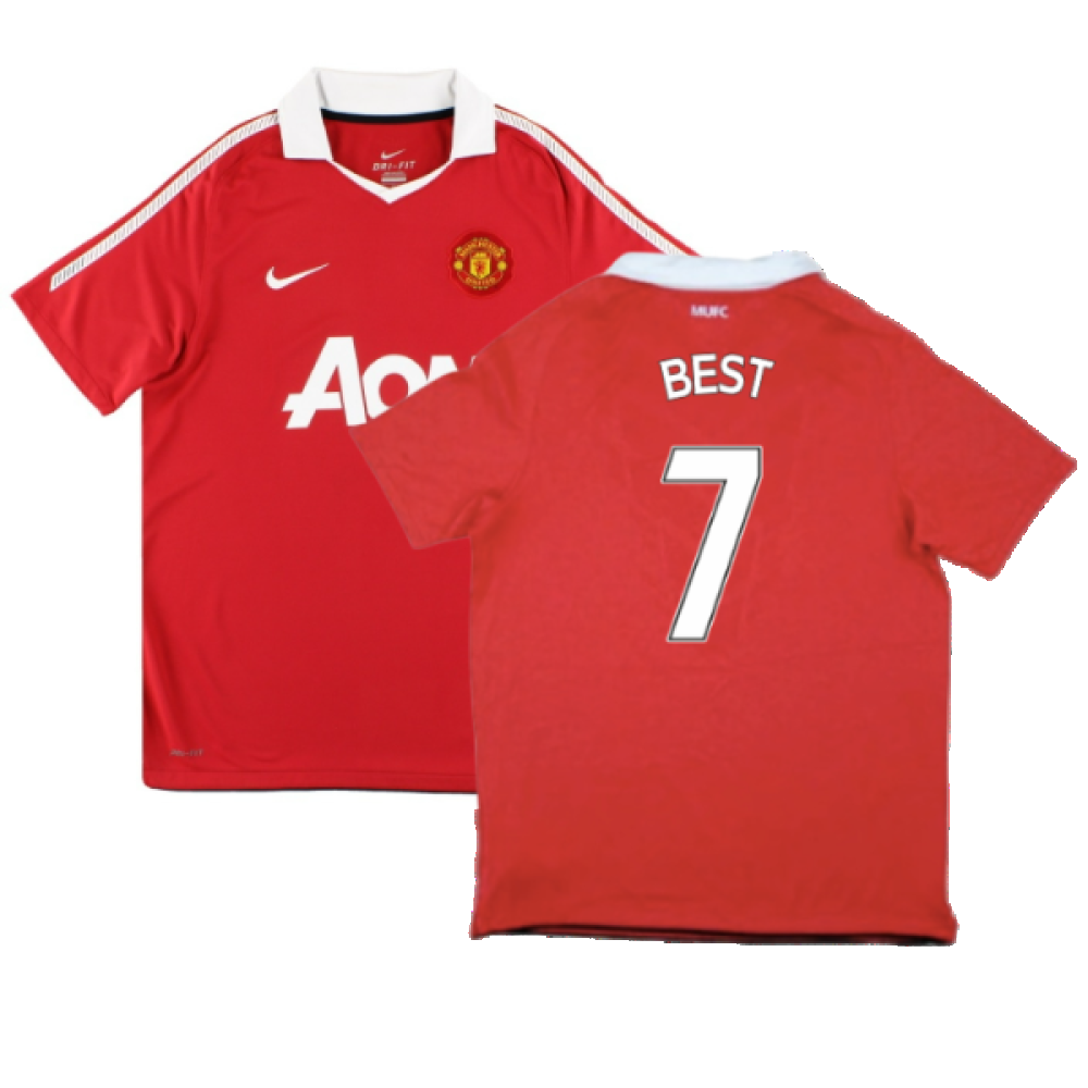 Manchester United 2010-11 Home Shirt (S) (Good) (Best 7)_0