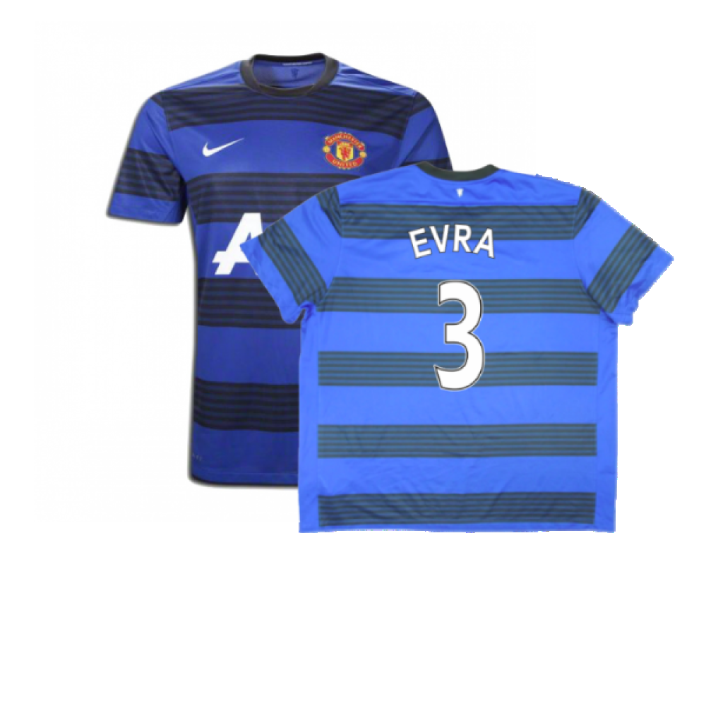 Manchester United 2011-12 Away Shirt (S) (Excellent) (Evra 3)_0