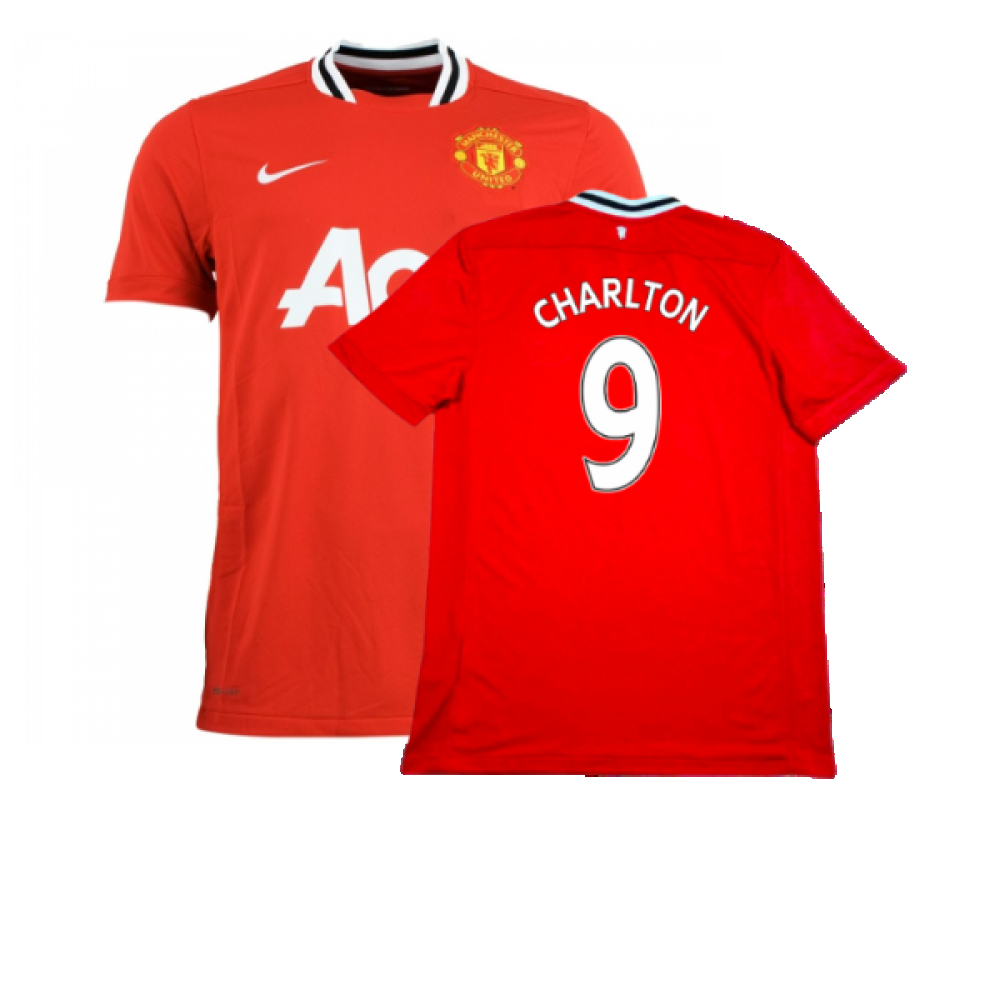 Manchester United 2011-12 Home Shirt (Very Good) (CHARLTON 9)_0