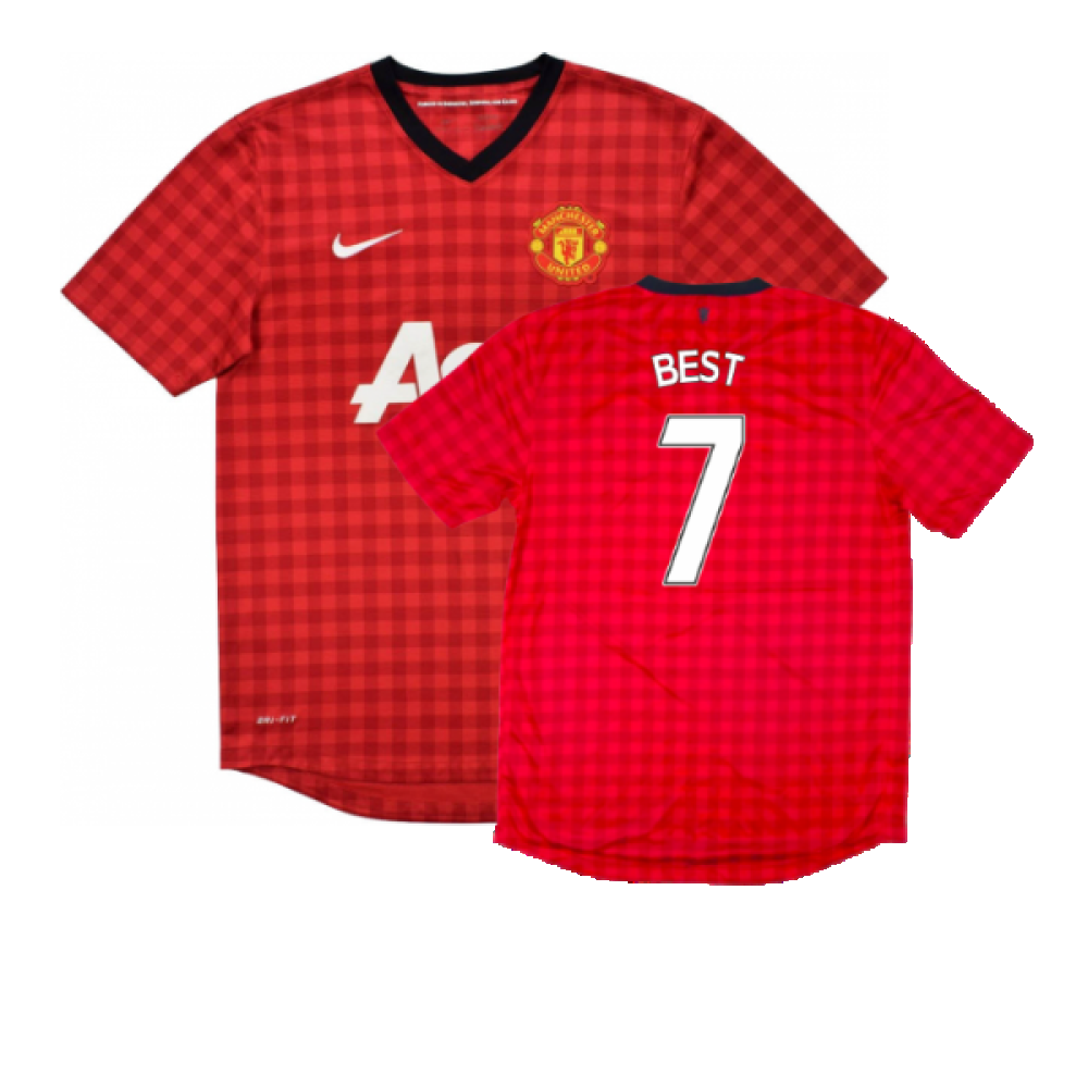 Manchester United 2012-13 Home Shirt (Good) (Best 7)_0