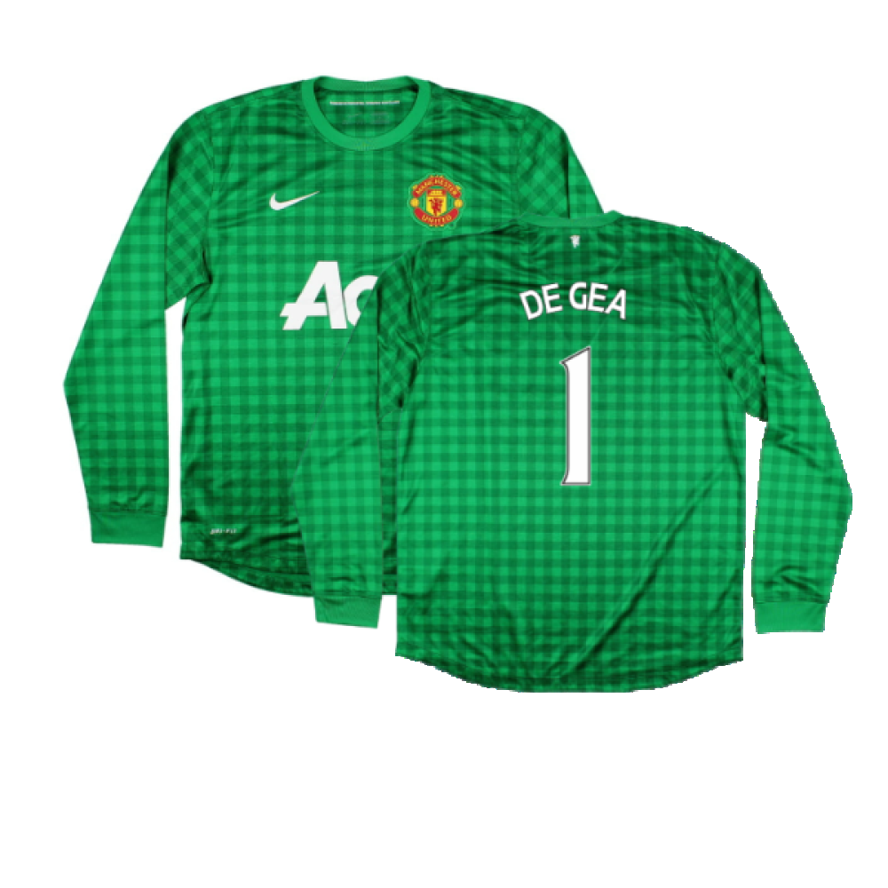 Manchester United 2012-13 Home GK Shirt (S) (Excellent) (De Gea 1)_0