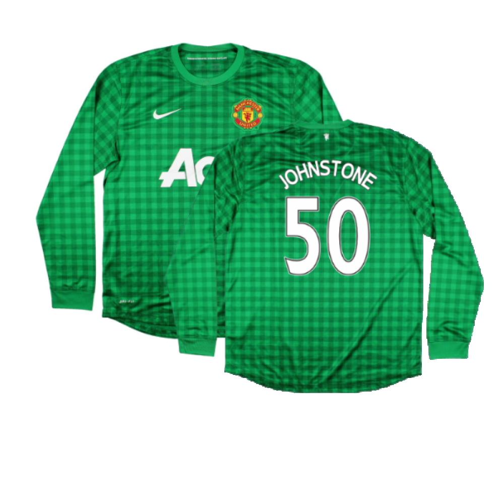 Manchester United 2012-13 Home GK Shirt (S) (Excellent) (Johnstone 50)_0