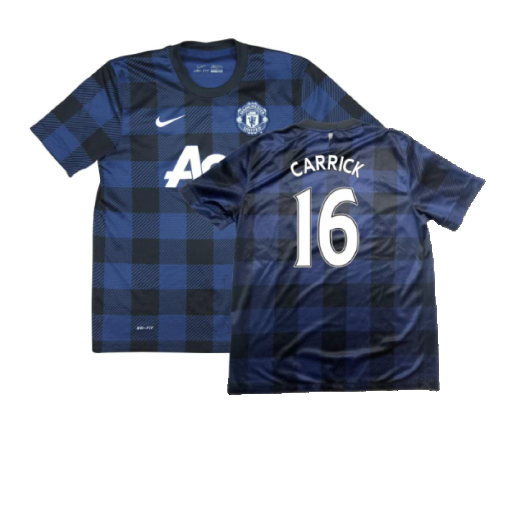 Manchester United 2013-14 Away Shirt (Excellent) (Carrick 16)_0