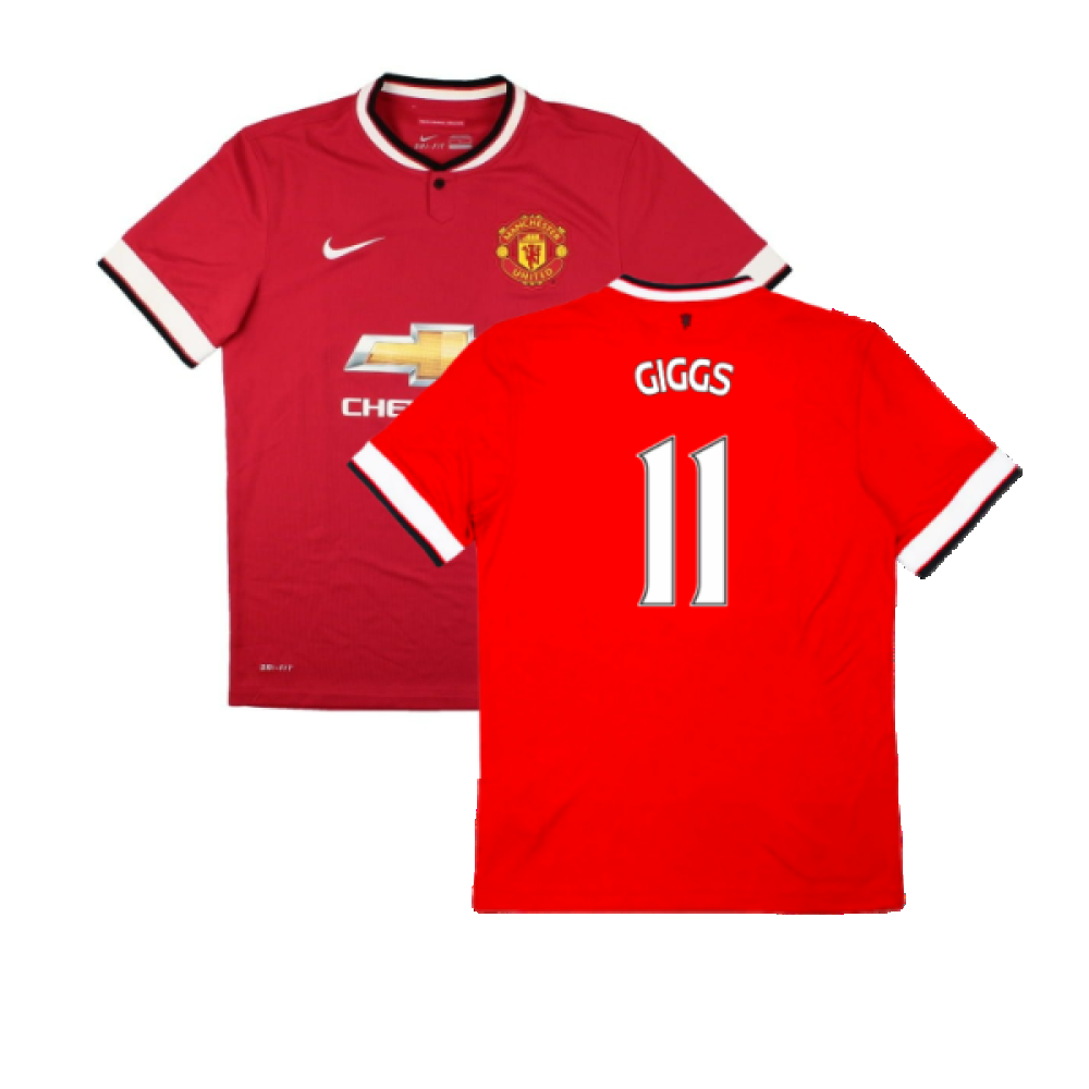 Manchester United 2014-15 Home (3XL) (Very Good) (Giggs 11)_0