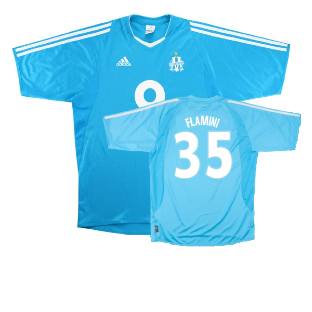 Marseille 2003-04 Away Shirt (Good) (Flamini 35)_0