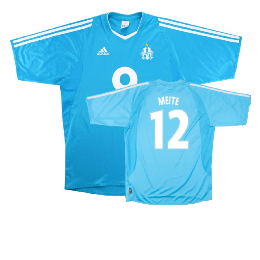 Marseille 2003-04 Away Shirt (Good) (Meite 12)_0