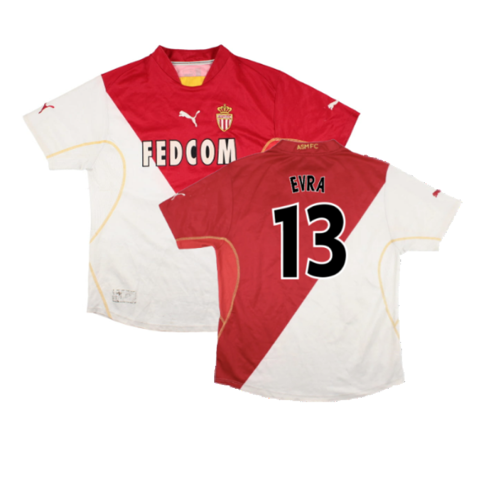 Monaco 2002-03 Home Shirt (XL) (Fair) (Evra 13)_0