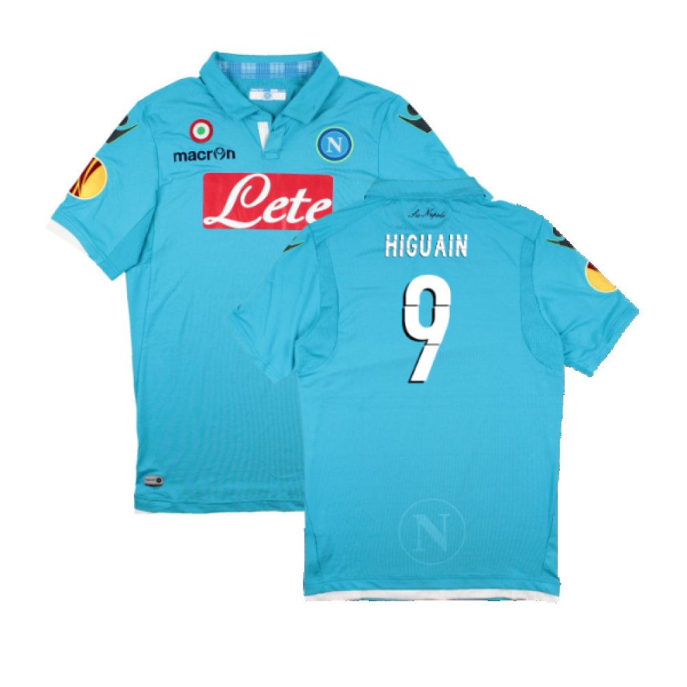 Napoli 2014-15 European Home Shirt (XL) (Excellent) (HIGUAIN 9)_0