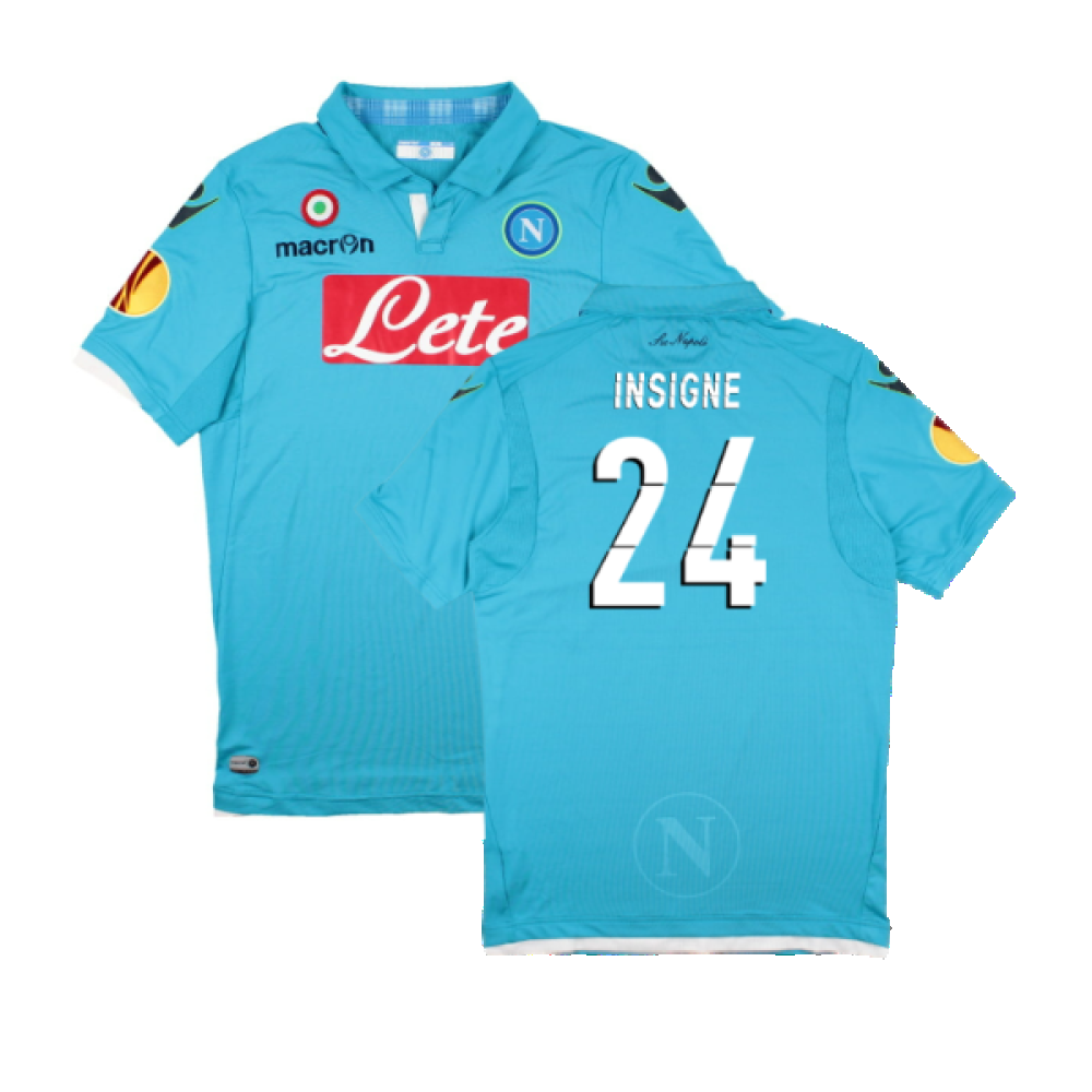 Napoli 2014-15 European Home Shirt (XL) (Excellent) (INSIGNE 24)_0