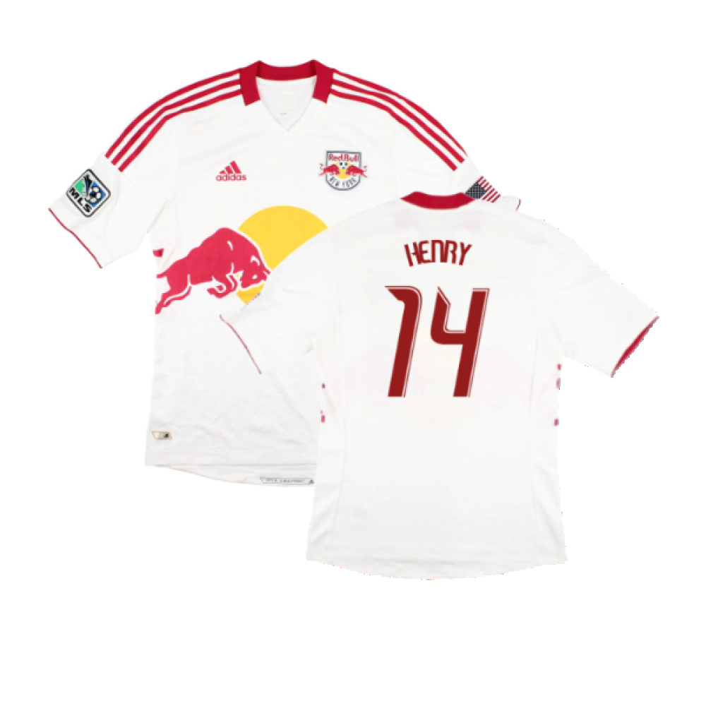 New York Red Bulls 2012 Home Shirt (M) (Very Good) (Henry 14)_0