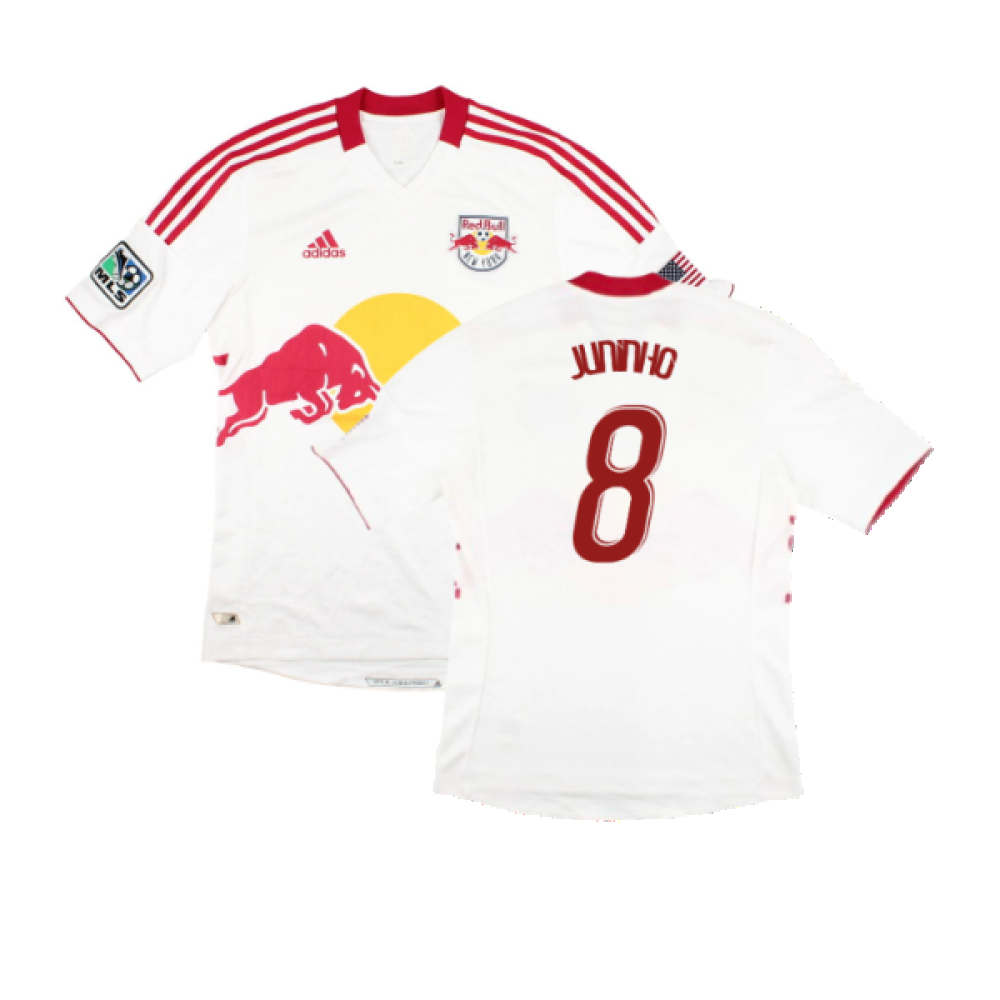 New York Red Bulls 2012 Home Shirt (M) (Very Good) (Juninho 8)_0