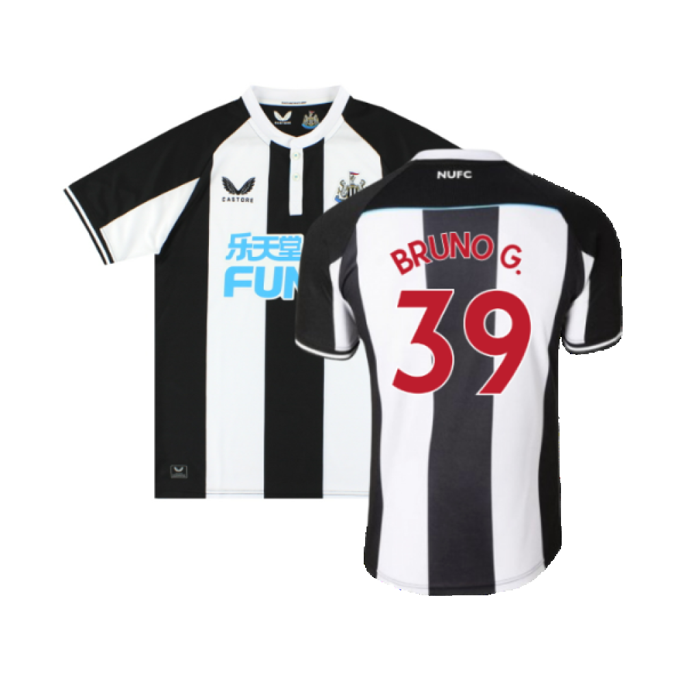 Newcastle United 2021-22 Home Shirt (M) (Mint) (BRUNO G. 39)_0